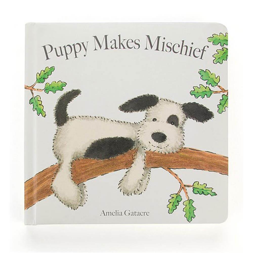 Jellycat Puppy Makes Mischief Board Book